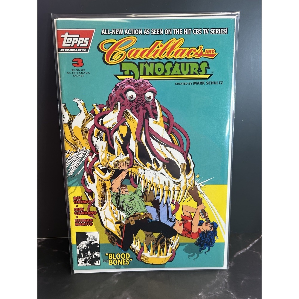 Vintage CADILLACS AND DINOSAURS Issue # 3 1994 Topps Comics
